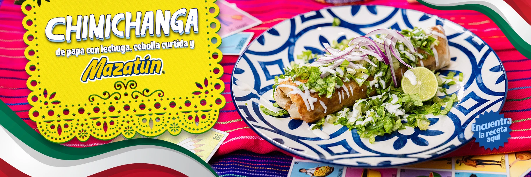 Chimichanga de Atún con Papa - Receta Mazatún